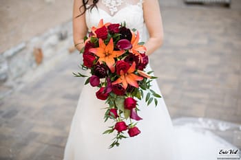 Eric Vest Photography- minneapolis event center autumn wedding bouquet lilies