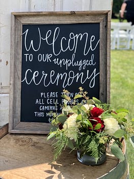 Wedding ceremony aisle flowers furber farm cottage grove Minnesota